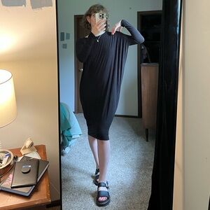 Carly Jean, Comfy Sack Dress, Summer Goth or Grunge Vibes